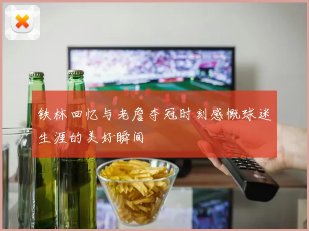 铁林回忆与老詹夺冠时刻感慨球迷生涯的美好瞬间